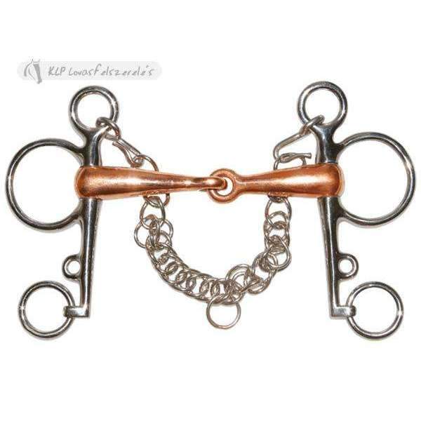 Pelham Bit Stainless Steel With Copper Mouth