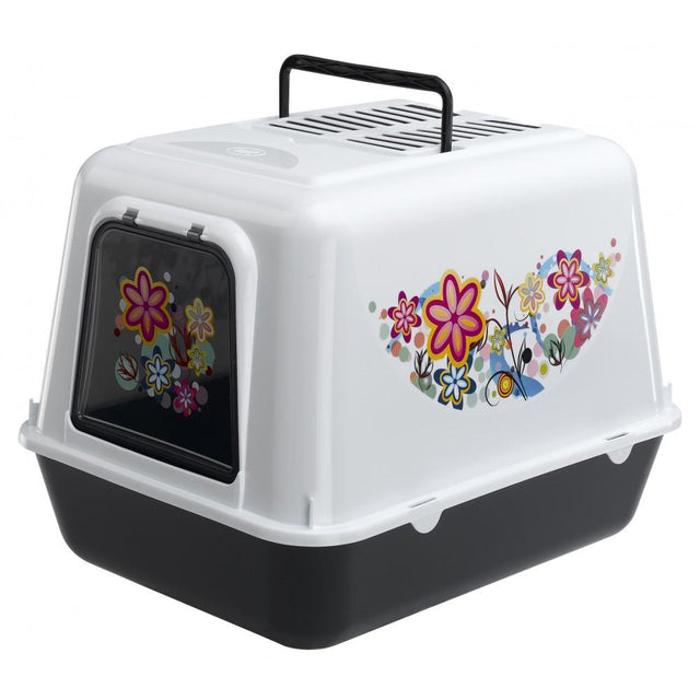 Ferplast Prima Decor Hooded Cat Litter Box