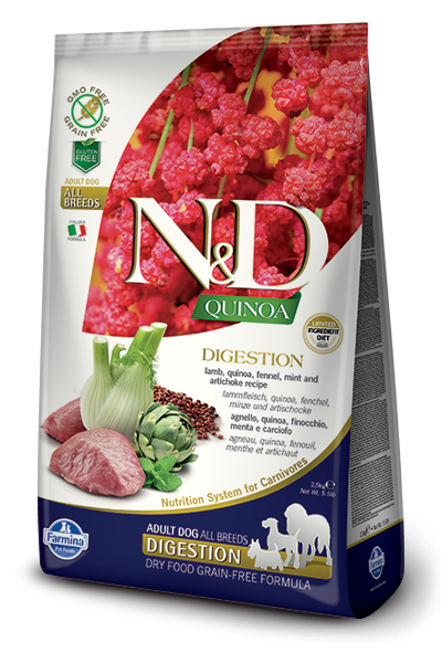 Farmina N&D Quinoa Digestion Lamb Adult - 800g