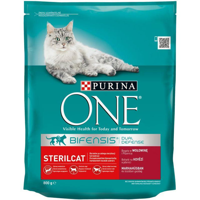 Purina One Sterilcat Beef & Wheat - 800g