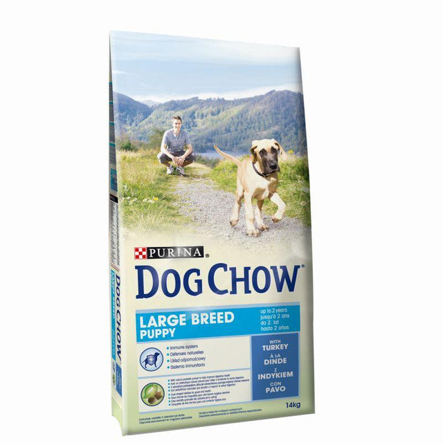 Purina Dog Chow Puppy Large Breed Turkey - 14kg