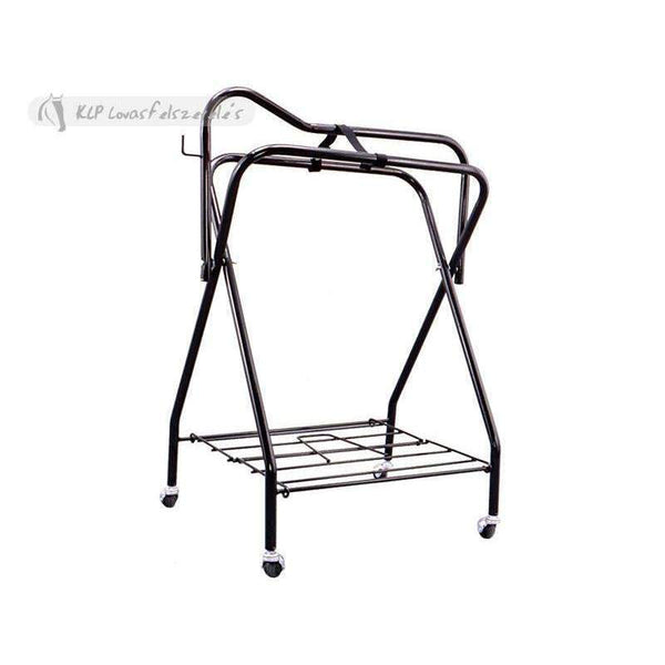 Folding Saddle Display Stand 4 Wheels