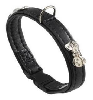Ferplast Joy C 20/35 Irnitation Leather Collar Black