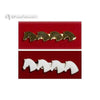 Four Horse Heads Stock Pin