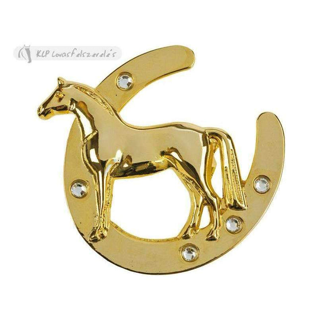 Horse Shoe Pin With Gems