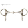 Half Cheek Bit Solid Stainless Steel