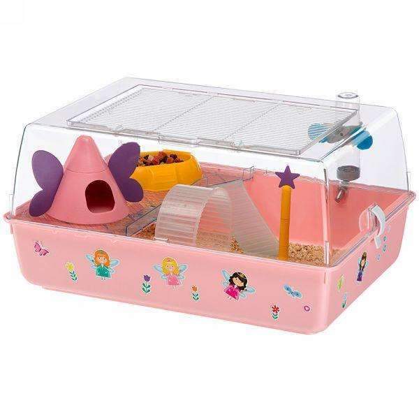 Ferplast Mini Duna Fairies Hamster cage 3 different design (Space,Hamster,Fairies)