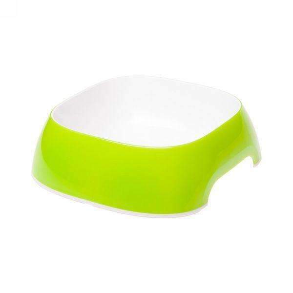 Ferplast Glam Medium Plastic Bowl For Dogs And Cats Green