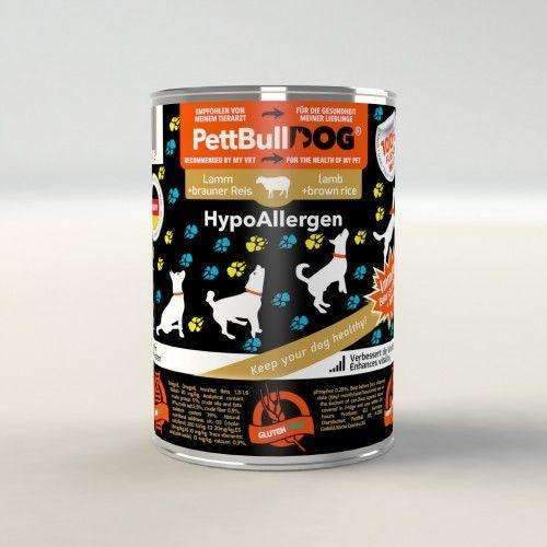 PettBullDog HypoAllergen - Lamb with brown rice (400 gr)