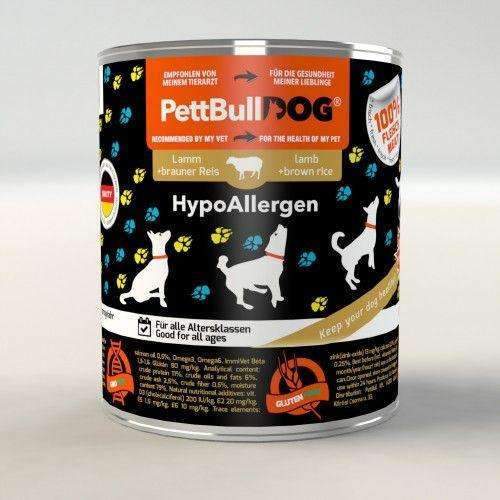 PettBullDog HypoAllergen - Lamb with brown rice (800 gr)