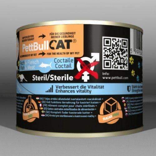 PettBull Cat Fish And Meat Canned For Steril Cats (200g)