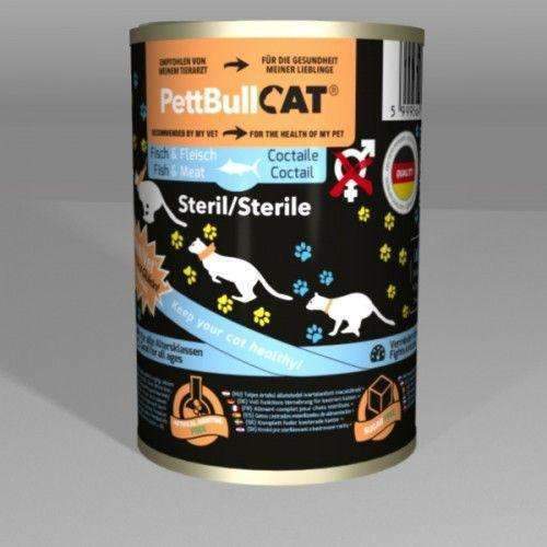 PettBull Cat Fish And Meat Canned For Steril Cats (400g)