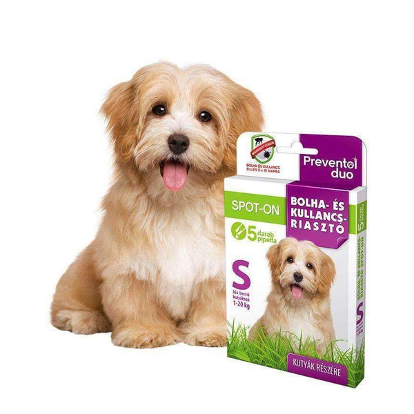 Preventol Duo Flea and Tick spot-on for dogs S (1-20kg)