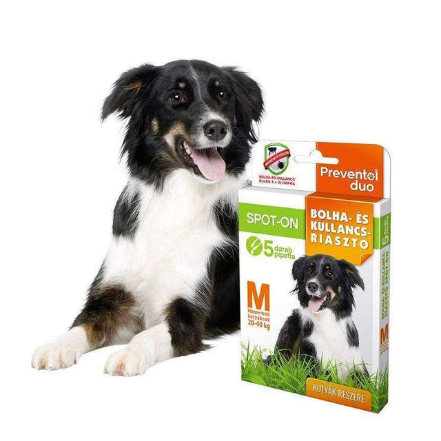 Preventol Duo Flea and Tick spot-on for dogs M (20-40kg)