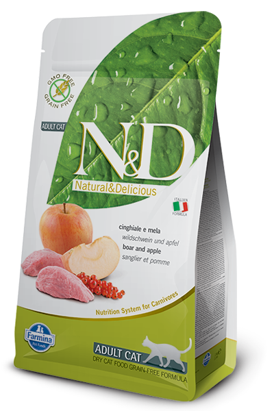 Farmina N&D Grain Free Boar & Apple Adult - 10kg