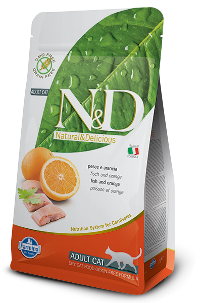Farmina N&D Grain Free Fish & Orange Adult - 5kg