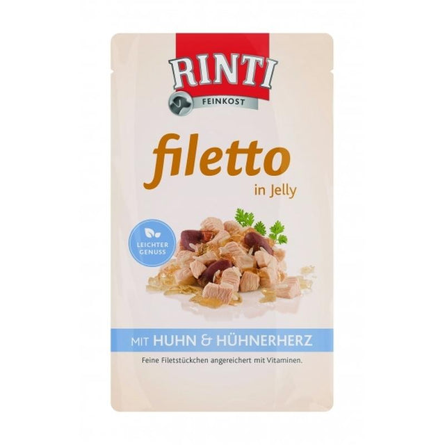 Rinti Filetto Chicken & Chicken Heart In Jelly - 125g