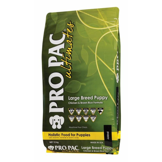 Pro Pac Ultimates Large Breed Puppy Chicken & Brown Rice - 12kg