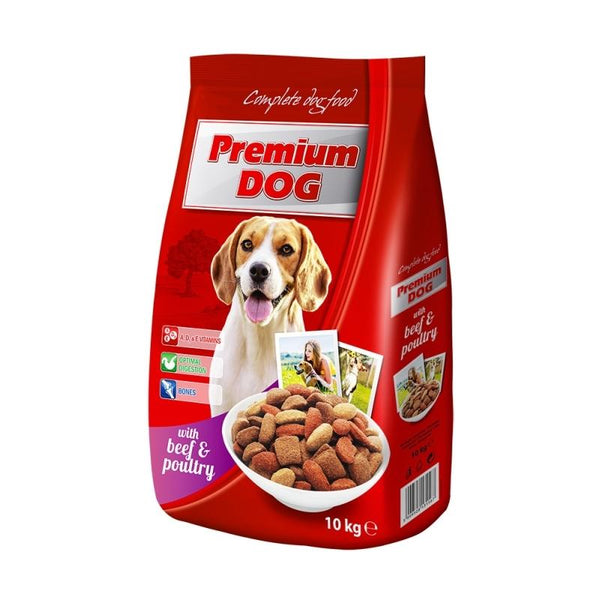Premium Dog Poultry & Beef - 10kg