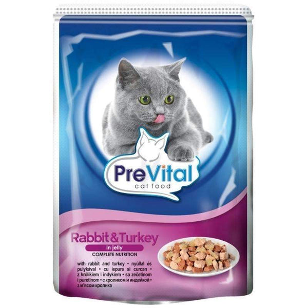 Prevital Pouch Rabbit & Turkey In Jelly - 100gr