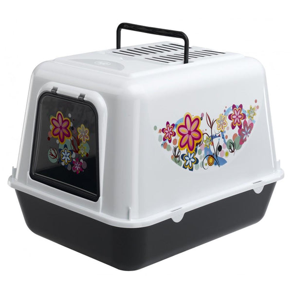 Ferplast Prima Decor Hooded Cat Litter Box