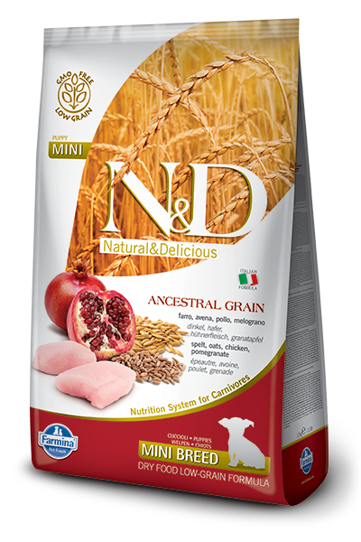 Farmina N&D Low Grain Chicken & Pomegranate Puppy Mini - 7kg