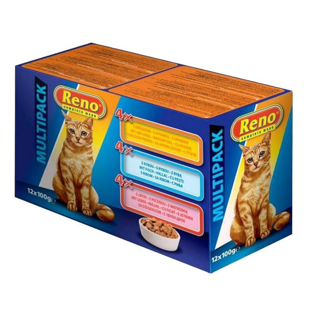 Reno Multipack Poultry & Fish & Liver - 12 x 100g