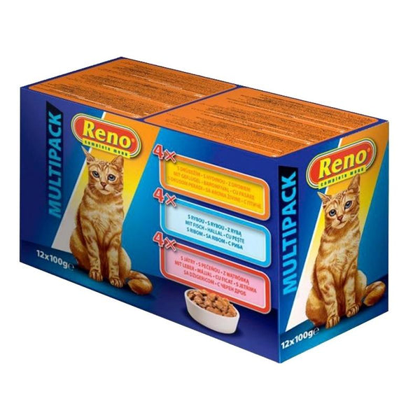 Reno Multipack Poultry & Fish & Liver - 12 x 100g
